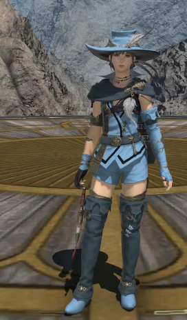《ff14》5.25吟游诗人80级校服染色外观