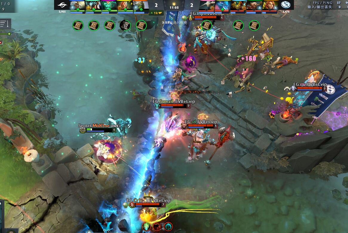《DOTA2》TI9：8月21日EG vs Secret第一局战报