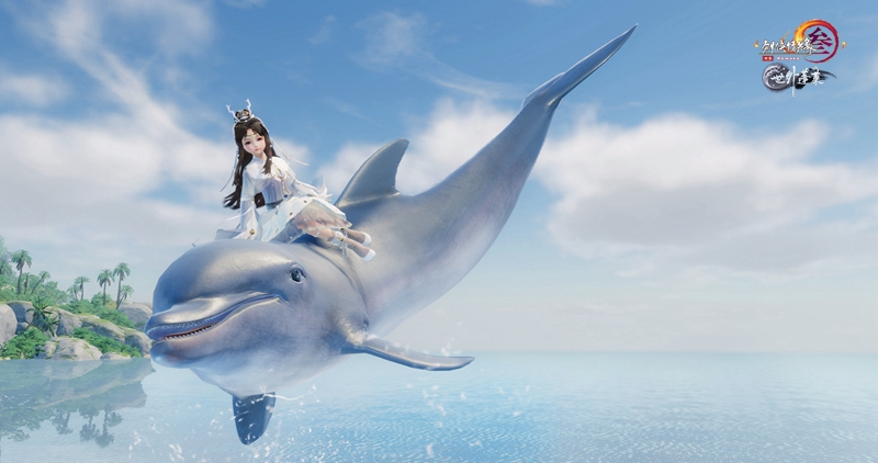 海洋生物品种繁多 《剑网3》东海坐骑交通首曝