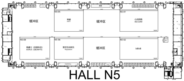 2019ChinaJoy各展馆展位图正式公布