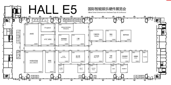 2019ChinaJoy各展馆展位图正式公布