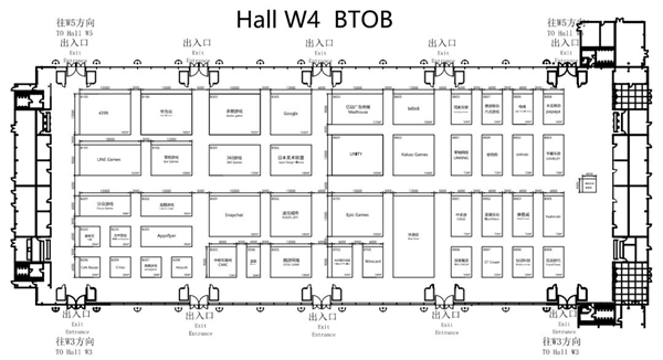 2019ChinaJoy各展馆展位图正式公布