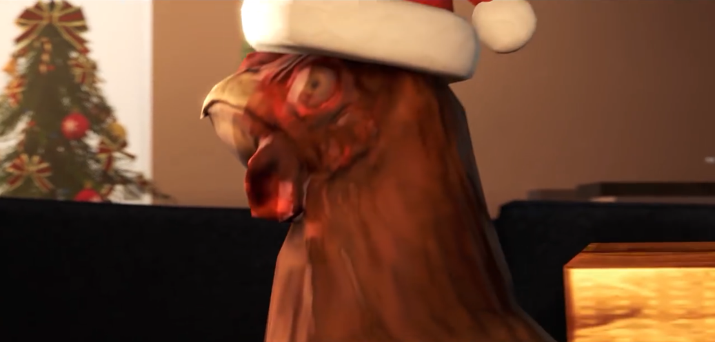 《CS:GO》聖誕官方慶祝短片——CT的禮物雞已送達