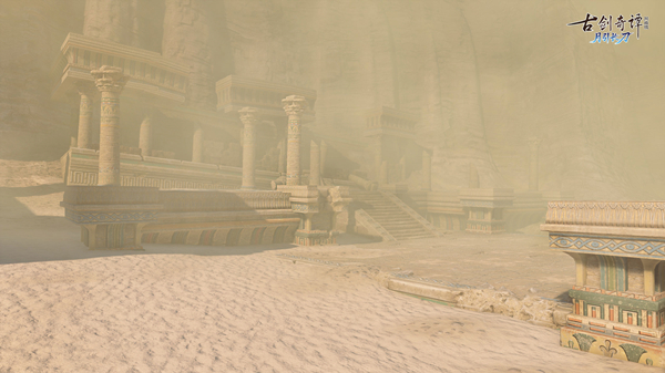 《古剑奇谭OL》团队秘境“吉昌废城”：隐藏在荒沙下的王城废墟，等待探寻！