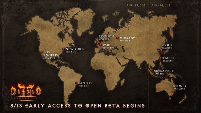 《暗黑破坏神2重置版》8月14日迎来Beta测试，手机参加内测体验！