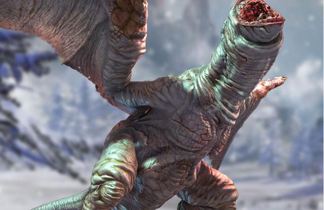 电龙是怪物猎人OL外表十分丑陋的一只飞龙种