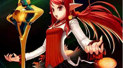 《DNF》起源版本元素师换装