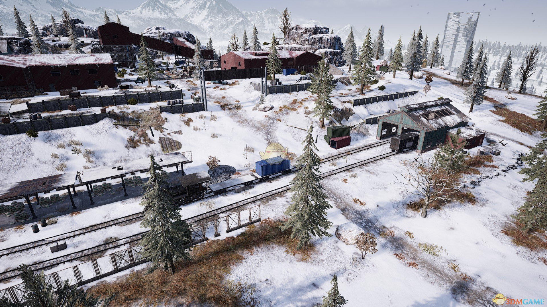 绝地求生雪地地图coalmine矿场详解以及打法全攻略