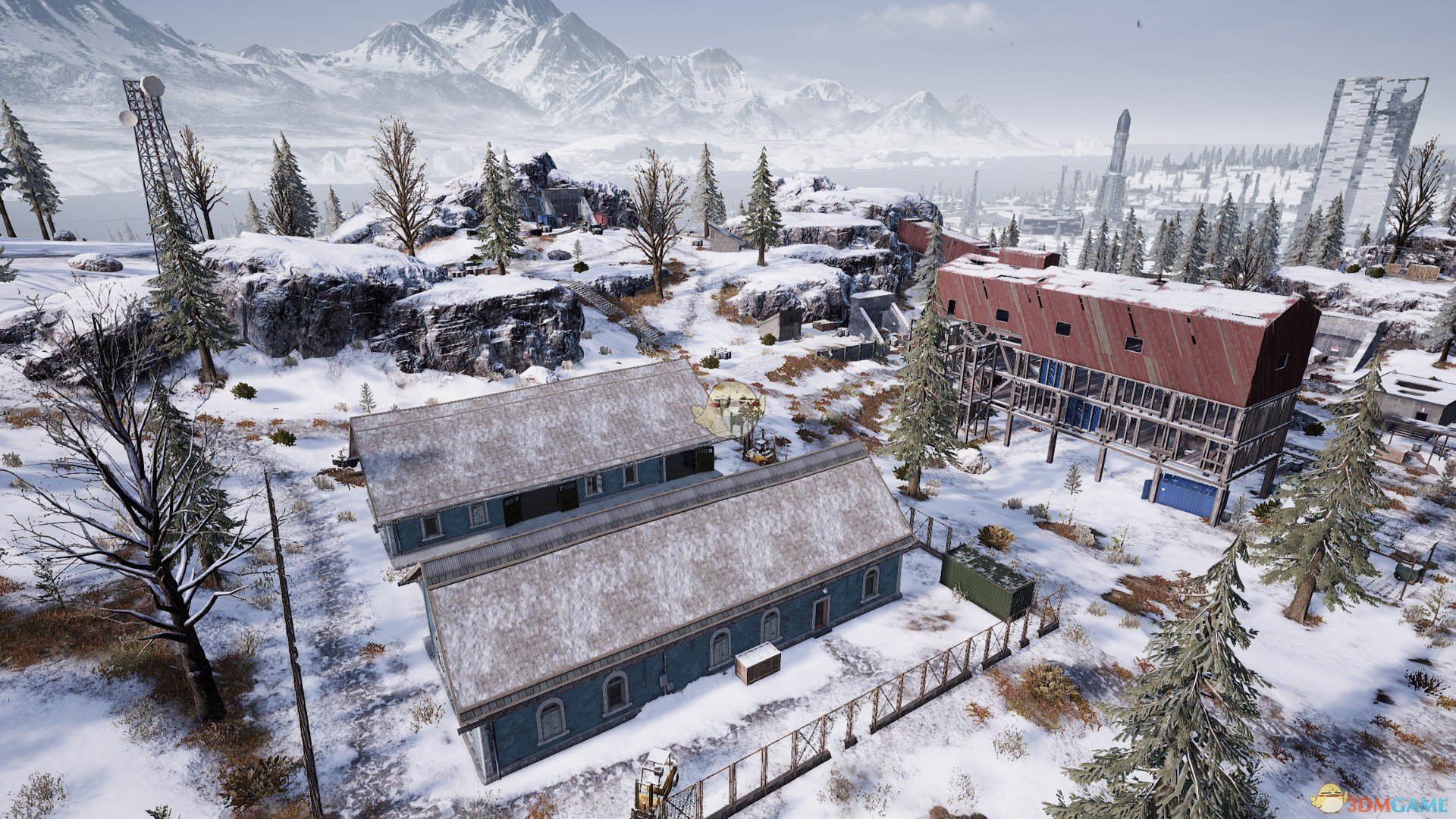 绝地求生雪地地图coalmine矿场详解以及打法全攻略