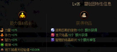 《DNF》40级冒险团属性介绍