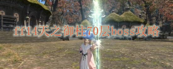 Ff14天之御柱70层boss攻略 最终幻想14天之御柱70层攻略 3dm网游