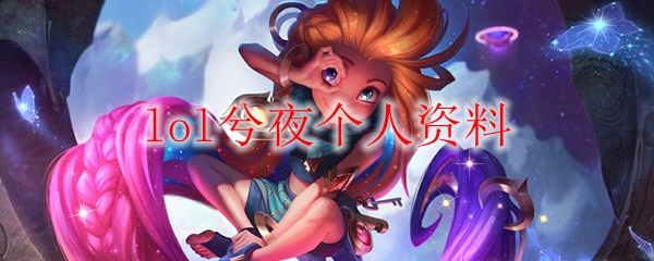 lol兮夜个人资料