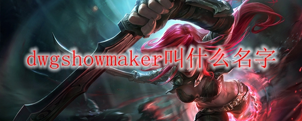 dwgshowmaker叫什么名字