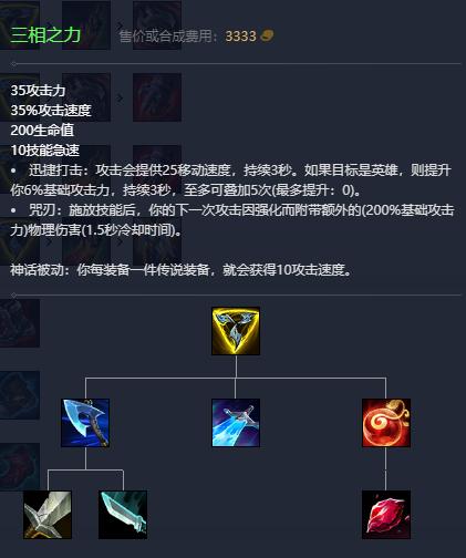 lol卡蜜尔神话出装选择