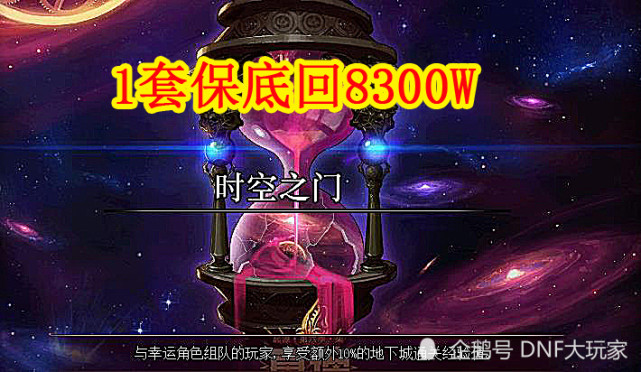 dnf2021春节套回本攻略
