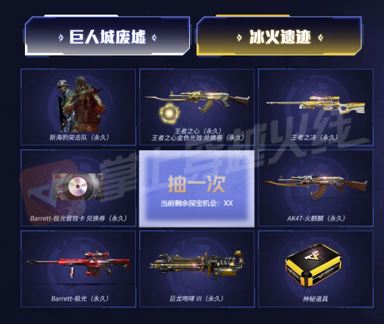CF1月藏宝图活动怎么玩