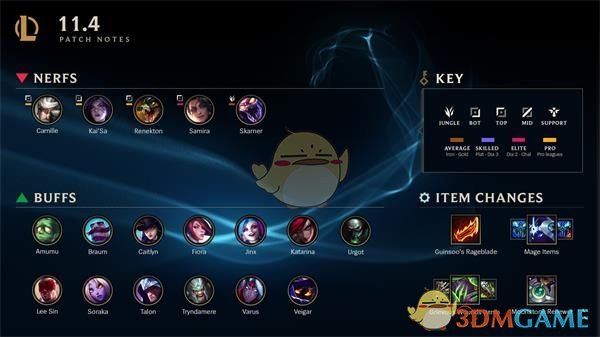 《lol》11.4版本什么时候更新