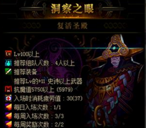 《DNF》洞察之眼抗魔值介绍