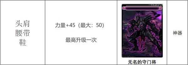 《DNF》无名的守门将附魔卡片属性介绍