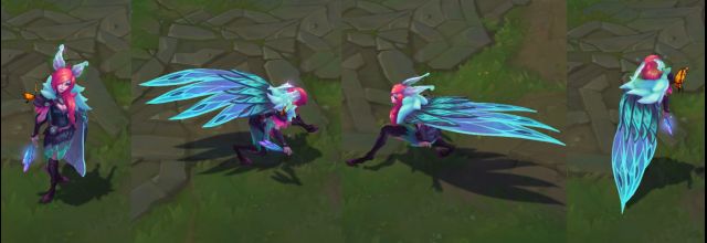 《LOL》永恒之森霞皮肤外观特效预览