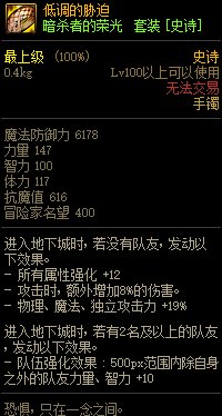 《DNF》巨龙的秘宝装备图鉴大全